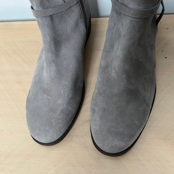 Cole Haan Valentia Gray Suede Over the Knee Boots Women's 11 Low Heel - Picture 5 of 13